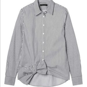 Banana Republic Dillon Bow Hem Shirt